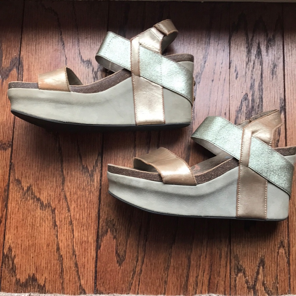 OTBT gold Wedge size 8